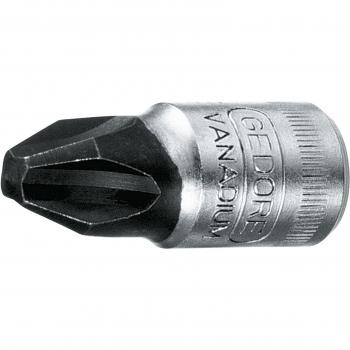 Destornillador ¼ Phillips – Punta Gedore IKS 20‑4 con Vaso