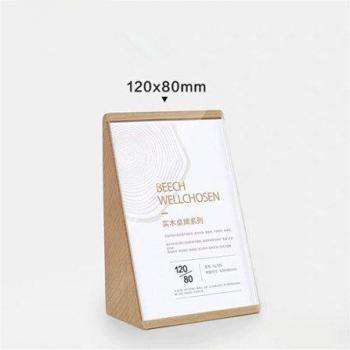 Soporte de mesa para código QR acrílico