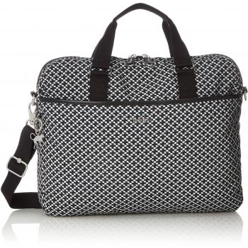 Kipling Kaitlyn Aktentasche: 40 cm, 11 L – Retro Geo Schwarz