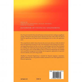 Handbook of Financial Engineering