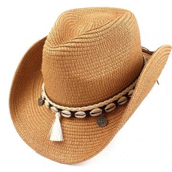 Women's Bohemian Straw Cowboy Hat