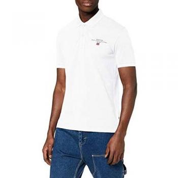 Polo Napapijri Elbas 3 Bright White Medium Homme