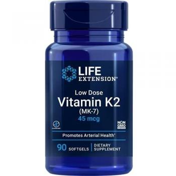 Life Extension 45 mcg Vitamin K2 MK-7, 90 Softgels