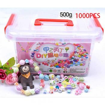 1000Pcs Girls' Bead Jewelry Making Toys