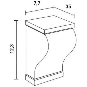 Orac Exterior Dentil Molding TF01
