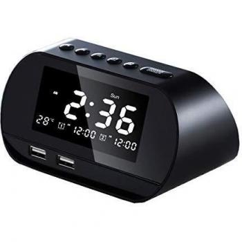 Réveil Numérique avec Affichage Dimmable et Radio FM