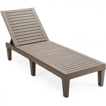 Pérgola Lounge Marrón: Tumbona Ext. con Ajuste de Respaldo