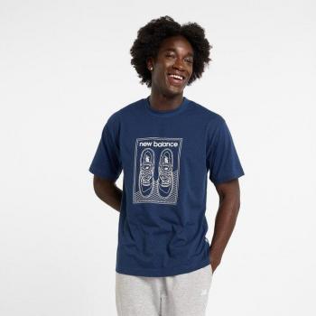 Camiseta New Balance Relaxed 550 azul marino manga corta hombre M