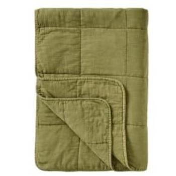 Wohndecke Ib Laursen – 180 × 130 cm Quilt, Vintage Grün