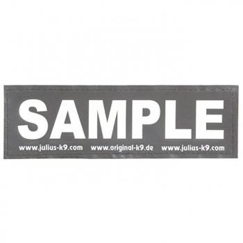 Velcro Emblem Patch – Black, L Size – No Design