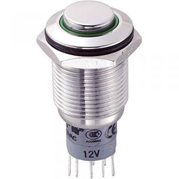 Interruttore antivandalo 250V AC 3A Verde 2 posizioni On/On