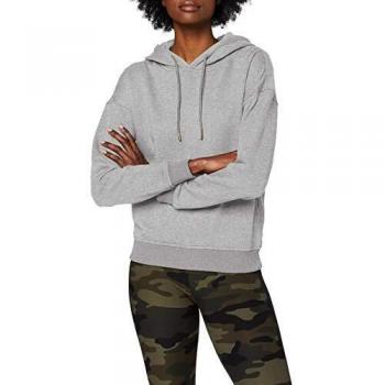 Dames Hoodie Urban Classic Basic met Côtelé Detail