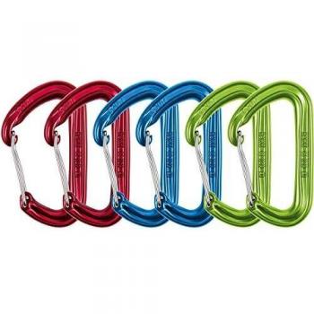 Ocun Hawk Wire 6-Pack Bunte Einzelkarabiner, Einheitsgröße