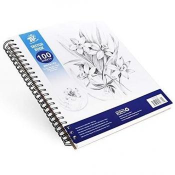 TBC The Best Crafts Bloc de Papier Dessin Croquis blanc 100 Feu