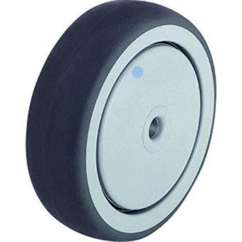Roue à roulement à bille Ø 100 mm caoutchouc thermoplastique