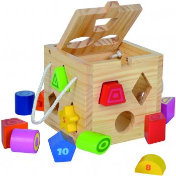 Eichhorn Wooden Block Sorting Cube