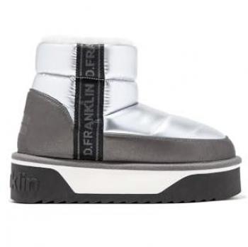 D.Franklin Schneeschuhe Nordic V.2 Low Bomb DFSH371011 Silberfarben