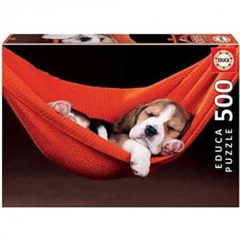 Puzzle 500 piezas beagle durmiendo hamaca 18477 SPIDER-MAN EDUCA