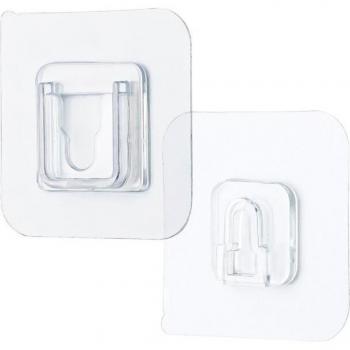 Fixations adhésives murales à ventouse double face pour accessoires salle de bains