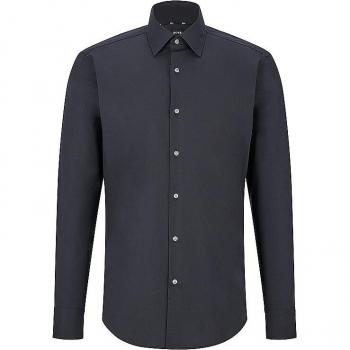 Boss Hemd 50473265 Schwarz Regular Fit 42 male