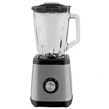 Edelstahl‑Standmixer Kuken 1000 W – 1,5 L Schwarz, Pulse‑Modus