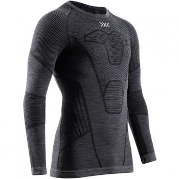 Maglia Intima Tecnica X-Bionic Symbio Merino Manica Lunga Grigio Antracite
