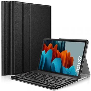 KARYLAX Étui de Protection Slim Noir avec Clavier Bluetooth pour Samsung Galaxy Tab S7 11 2020 (SM-T870)