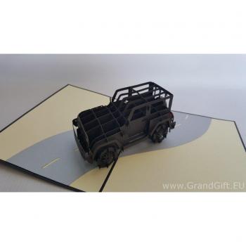 Mercedes-Benz Car Pop-Up Birthday Card