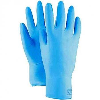 Einw.-Handsch.Dermatril 740 Nitril-Einweghandschuhe, Größe 10, blau (100 St./Box)
