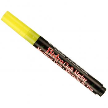 Uchida 482-C-F5 Bistro Chalk Markers Fluorescent Yellow
