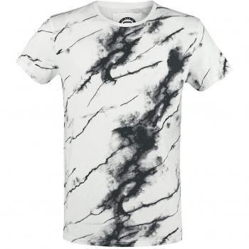 R.E.D. by EMP Rebel Soul Camiseta Hombre Blanco-Negro L