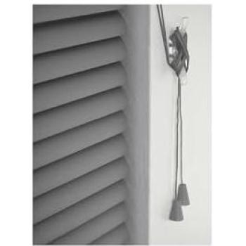 Gray 130 cm PVC Venetian Shades – 25 mm Slat Design