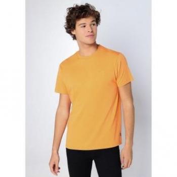 Top deportivo Six Valves en tono naranja