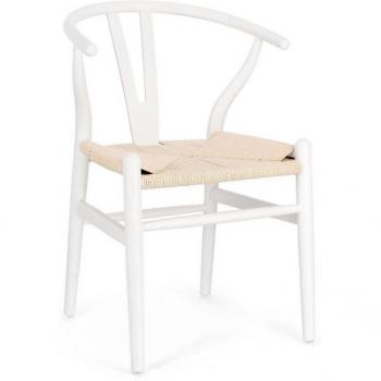 Sedia Artas Olmo Bianco per Interni 49×42×78 cm