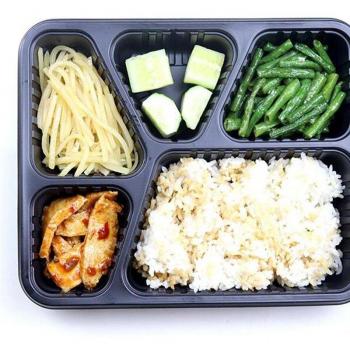 5-Compartment Lunch Box with Lids