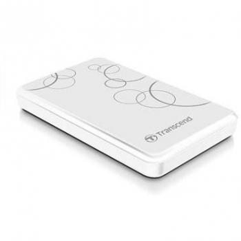 Transcend 1TB USB-Festplatte StoreJet Weiß