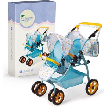 Sweet Moon Carrito Gemelar para Niños con Bolsita (36‑52 cm) – El Corte Inglés