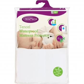 Tencel Kinderbett‑Schutzmatratze Clevamama 7805 – 60×120 cm