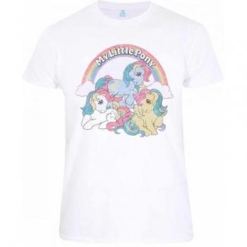 T-Shirt XL Bianco My Little Pony Retro