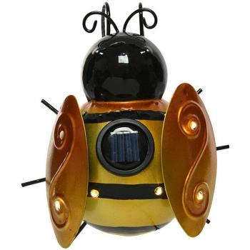 Luz solar decorativa abeja Lumineo 14,5x13x5cm