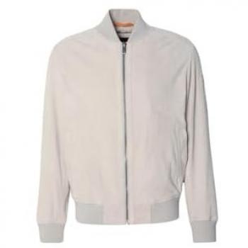 BOSS Orange Bomberjacke Joflag Herren Beige 46