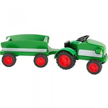Small foot 11006 Woodfriends Traktor mit gummierten Reifen