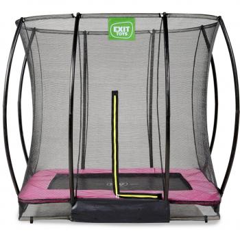 EXIT Silhouette Bodentrampolin 153x214cm mit Sicherheitsnetz