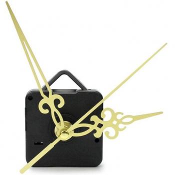 Quartz Wall Clock Mechanism with Gold Hands