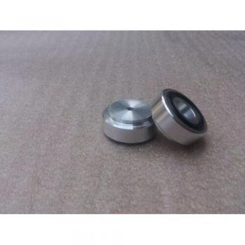 4x Aluminum Speaker Feet with Rubber Ring (D:30mm H:13mm)