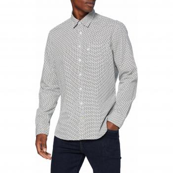 Camel Active Langarmhemd Uni Regular Fit (1-tlg)