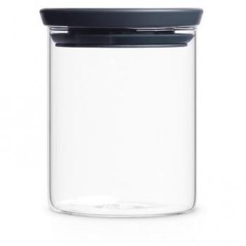 Bocal en verre empilable Brabantia 0,6 l transparent