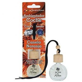 Ambientador colgante canela-naranja para coche