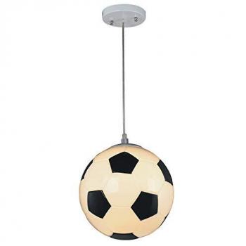 Lámpara de techo infantil Balón de Futbol blanco y negro Wonderlamp