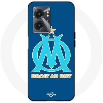 Coque Realme V23 con grafica Olympique de Marseille blu